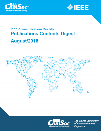 Publications Contents Digest August 2018 Cover